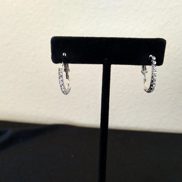 Gold 2 in 1 Square Geometric Earrings - Picture 6 of 7